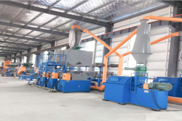 Waste tire recycling fine rubber powder production line